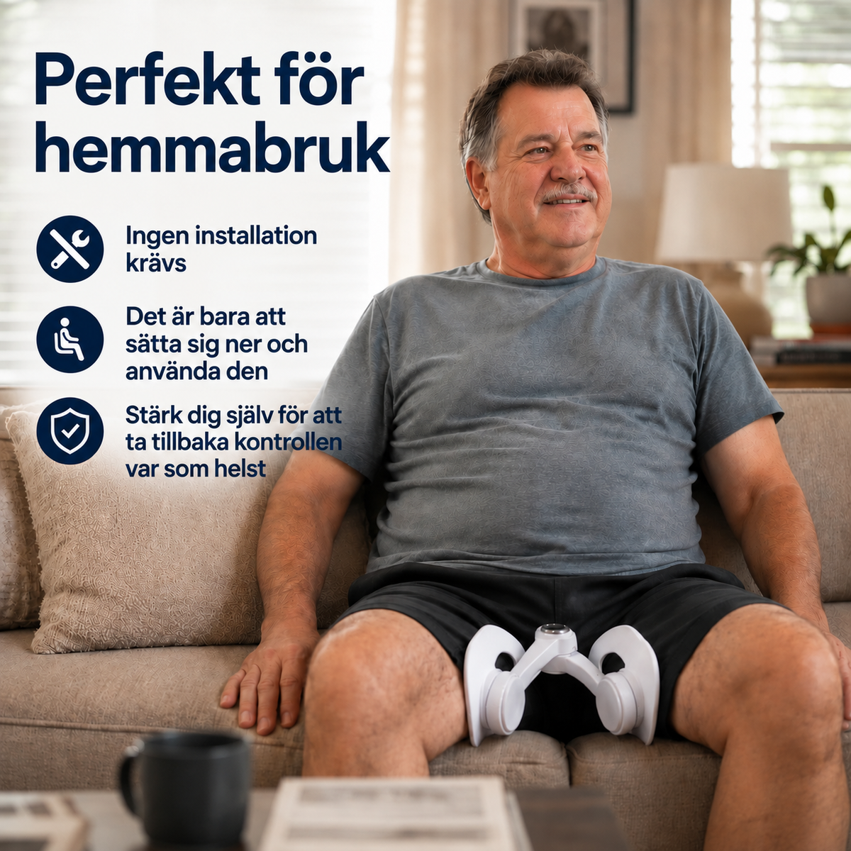 RelivaPlus™ Control Trainer: Återfå full kontroll över urinblåsan – på bara 10 minuter om dagen